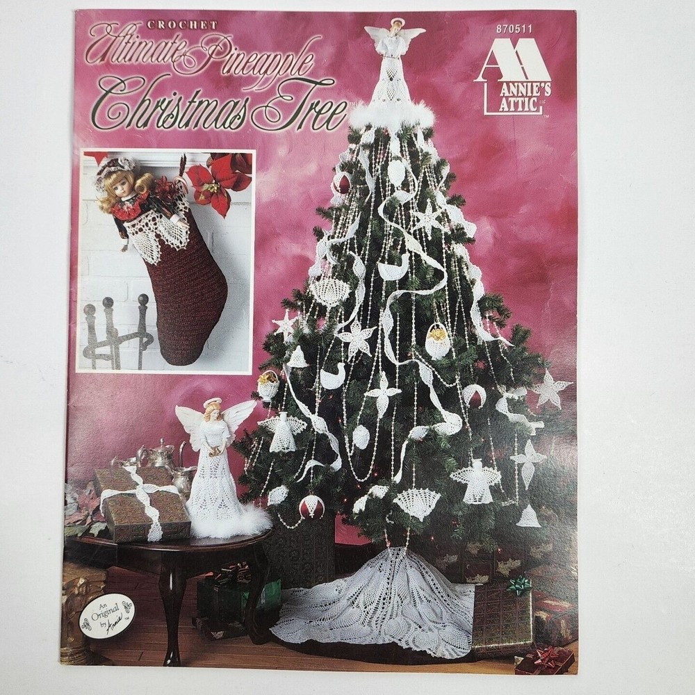 Crochet Ultimate Pineapple Christmas Tree Annie's Attic Pattern Leaflet #870511